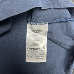 Carhartt K87-Nvy Original Fit Pocket T-Shirt L Faded Navy Blue