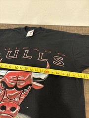Vintage Chicago Bulls T Shirt Mens XL Big Bull NBA Made in USA Single Stitch