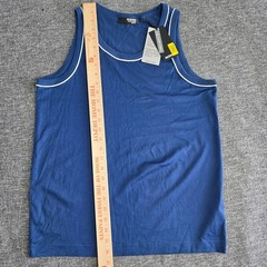 Murano Liquid Luxury Men’s Tank Top in Blue – Size Medium Slim Fit – Brand New!