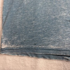 Quiksilver Blue Short Sleeve Graphic Light Weight Shirt Men’s Medium Sheer
