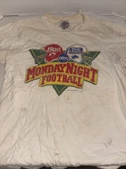 Vintage 90’s Monday Night Football Bud Light Budweiser Single Stitch NFL XL EUC