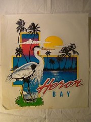 Heron Bay Sun Set Palm Trees 14″ X 13″ T Shirt Iron On Heat Thermal Transfer