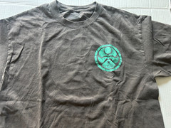 HAWAIIAN ISLAND CREATIONS SZ L GRAY SHORT SLEEVE T-SHIRT…SEE DESCRIPTION