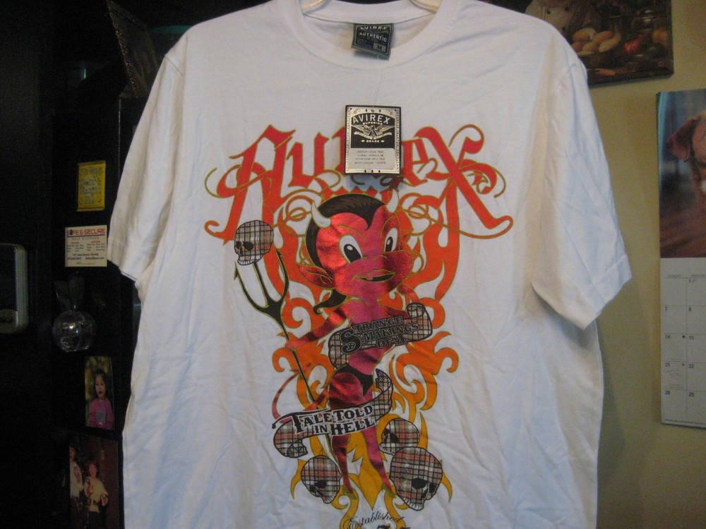 Avirex HELL TALE DEVIL TEE NEW WITH TAGS 2008