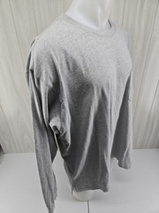 Walls Work Wear Men XXL Pocket Tshirt Long Sleeve Cotton Blend Gray
