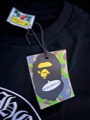 Bape x chrome heart shirt size medium