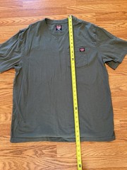 Wrangler Workwear T Shirt Men’s XL Olive Green Short Sleeve Pocket Tee