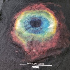 Anenberg Intelligent Design shirt XL Black space eye obey rvca wesc SoCal stussy