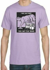 Adult DryBlend® T-Shirt – ( T-REX FAIL , CAN’T DRUM – HUMOR / NOVELTY)