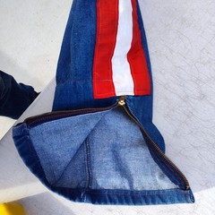 VTG Bultaco Motocross Pants padded 70s Racing 36 x 29
