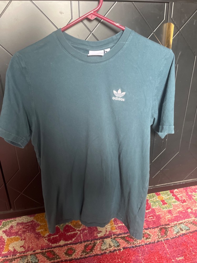 adidas Originals Skatboarding 4.0 Logo Tee Gender Neutral, Legacy Teal/White