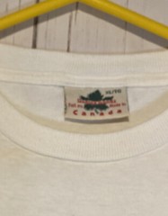 CANADA Thunder Bay Ontario 90s Tommy Hilfiger Logo XL Waist Cord T-Shirt VINTAGE