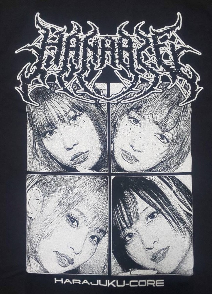 Hanabie. World Tour 2024 FacesTee XL Official Band T-Shirt