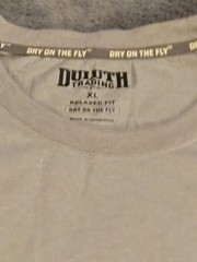 Duluth Trading Co. Men’s XL Gray Dry On The Fly Relaxed Fit Long Sleeve Shirt