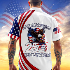 America 250th Anniversary Hawaiian Shirt, 250 Years Of Freedom Button Shirt