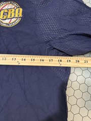 New Era California Coast Baseball Academy Mens Shirt Size Small Blue Shortsleeve