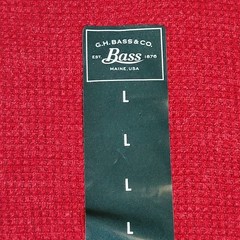 G.H. Bass & Co. Men’s Yosemite Henley Long Sleeve Shirt Large New With Tags Red