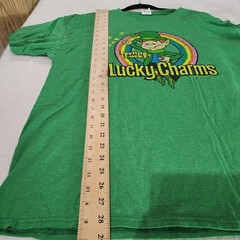Delta Pro Weight Shirt Mens XL Green Lucky Charms Feeling Lucky Leprechaun Tee