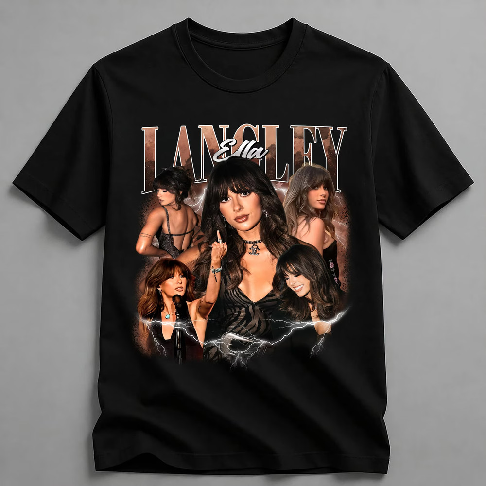 Ella Langley Vintage 90s Bootleg T-Shirt, Ella Langley Music Fan Gift, Ella Lang