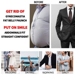 Mens Compression Shirt Slimming Body Shaper Vest Waist Trainer Vests Undershirts