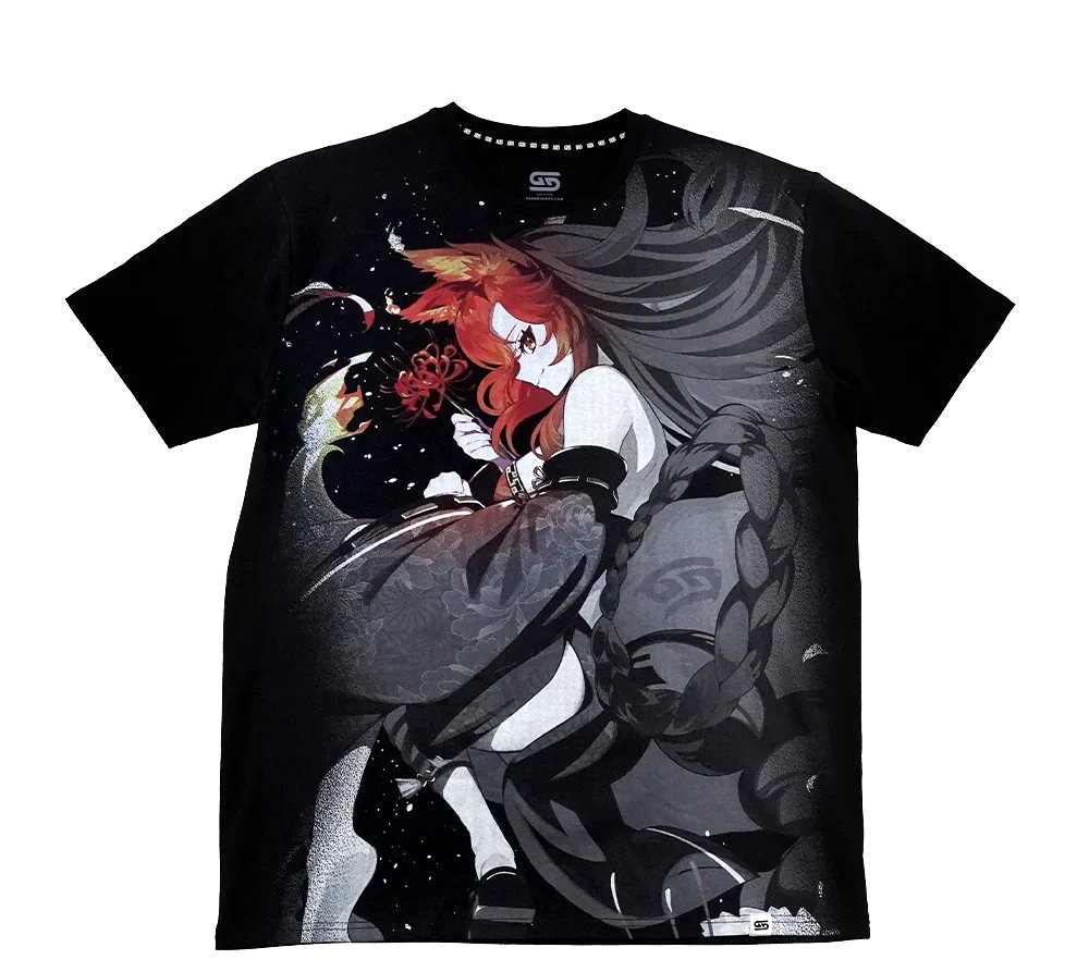GamerSupps GG Waifu Creator T-Shirt – Smug Alana: Frost and Fire – Size M