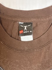 Hanes Beefy Tee USMC Semper Fidelis Thanksgiving 2009 Graphic Brown Mens XL