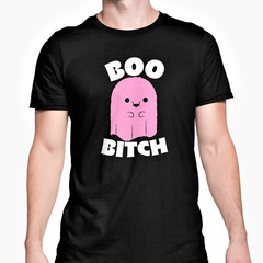 Boo B tch Halloween Cute Ghost T Shirt Sassy Top Spooky Tee Halloween Costume