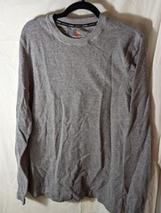 Men’s Hanes Ultimate X-Temp Thermal Crew Neck Long Sleeve – Used M Medium Gray