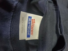 Hanes Mens 100% Cotton T-Shirt Tagless Heavyweight ComfortSoft Tee xl
