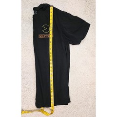 Pac-Man Graphic Tee Unisex Size XL Black Multi Short Sleeve by C-Life Group, Ltd