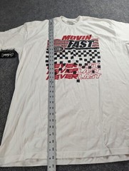Outrank T-Shirt Men’s 2XL White Graphic Print Moving Fast NWT