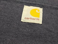 Carhartt K87 Men Size L Black Loose Fit Workwear Pocket T-Shirt