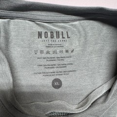 No Bull Shirt Mens XL Logo Crewneck Tee Athletic Stretch Green