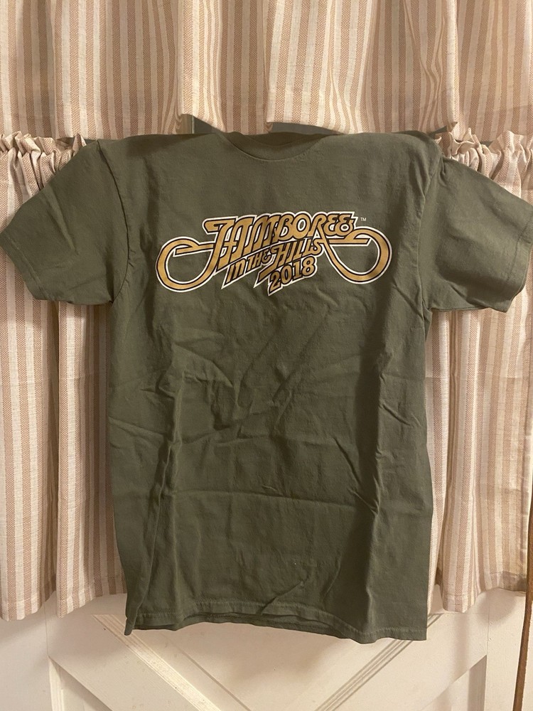 2018 Jamboree In The Hills Green T Shirt Toby Keith Riley Greene Final Show