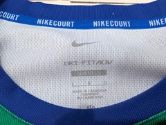 Nike Court Slam Men’s Dri-FIT ADV Tennis Top – FZ6934 539 – Blue – Size: L – NWT