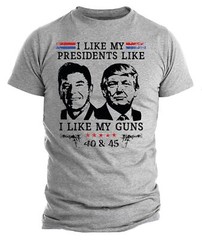 Donald Trump Support Trump Reagan Like My Presidents MAGA 2024 Election T-Shirt