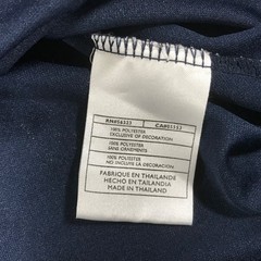 VTG Y2K NIKE Embroidered CTR Swoosh Grey Tag (XL) Perfromance Blue Shirt