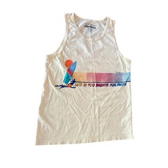 Chubbies Tank Top Men’s M Yellow Life Is Too Shorts For Pants