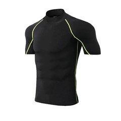 Compression T-Shirt Men’s Bodybuilding Short Sleeve Workout Gym Training Tee