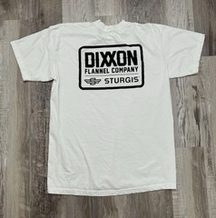 NEW Dixxon Flannel Mens Sturgis Badge Short Sleeve T-Shirt White Size 3xl