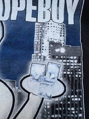 Y2K Pillsbury Dopeboy Graphic T-Shirt XL Tall Black Bootleg Rap Hip Hop