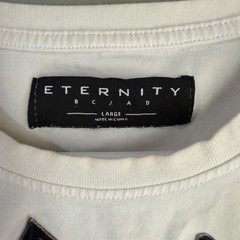 Eternity BC/AD graphic cotton short sleeve tshirt size large