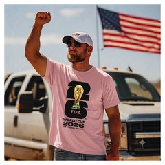 World Cup 2026 T-Shirt Football Soccer USA Worldcup Tee Logo Gildan Softstyle