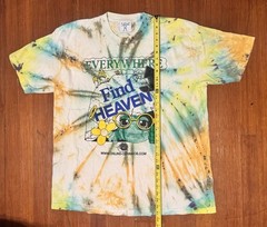 Online Ceramics Tie Dye Find Heaven Everywhere Frog T Shirt XXL OOP Authentic