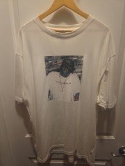 Supreme x Air Jordan Biggie Smalls Mens T Shirt White Sz XL Graphic Print