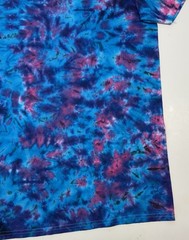Gildan Handmade Tie Dye Unisex Adult T-Shirt Large Retro Razzle Dazzle Tee NEW