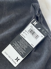 Hurley Men’s Large Black Washed Sleeveless Tank Top Logo Graphic Cotton NWT