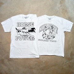 Chinatown Market x Round Two Floral & Horse Power T-shirt Lot – Size Large