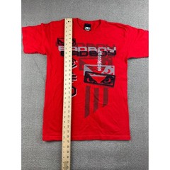 Vintage Bad Boy T-Shirt Men S Red MMA Eyes Graphic Cotton Streetwear Fight Y2K