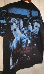 HEAT BIG PRINT ON SHAKA HEAVYWEIGHT GARMET DYED T SHIRT